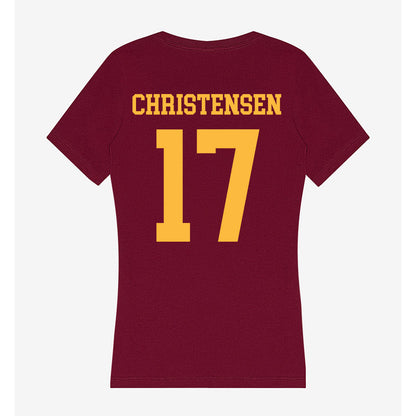 Minnesota - NCAA Women's Soccer : Hailee Christensen - Women's V-Neck T-Shirt-1