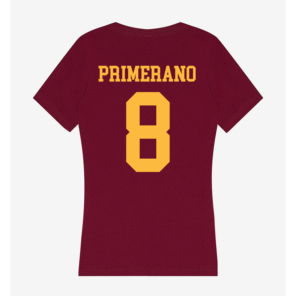 Minnesota - NCAA Women's Ice Hockey : Chloe Primerano - Women's V-Neck T-Shirt-1