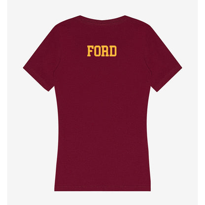 Minnesota - NCAA Men's Track & Field : Hakeem Ford - Women's V-Neck T-Shirt-1