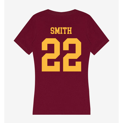 Minnesota - NCAA Football : Mekhai Smith - Women's V-Neck T-Shirt-1