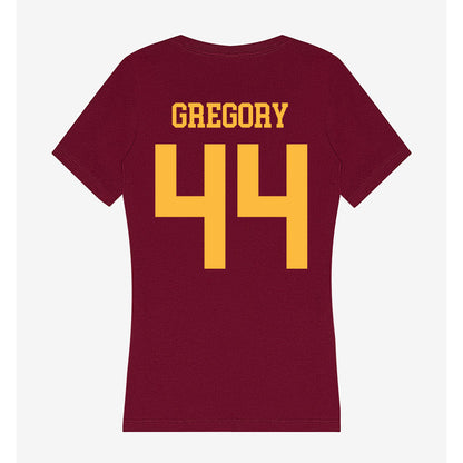 Minnesota - NCAA Baseball : Ben Gregory - Women's V-Neck T-Shirt-1