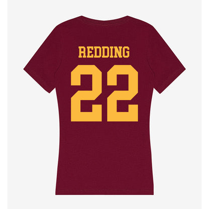 Minnesota - NCAA Football : Evan Redding - Women's V-Neck T-Shirt-1