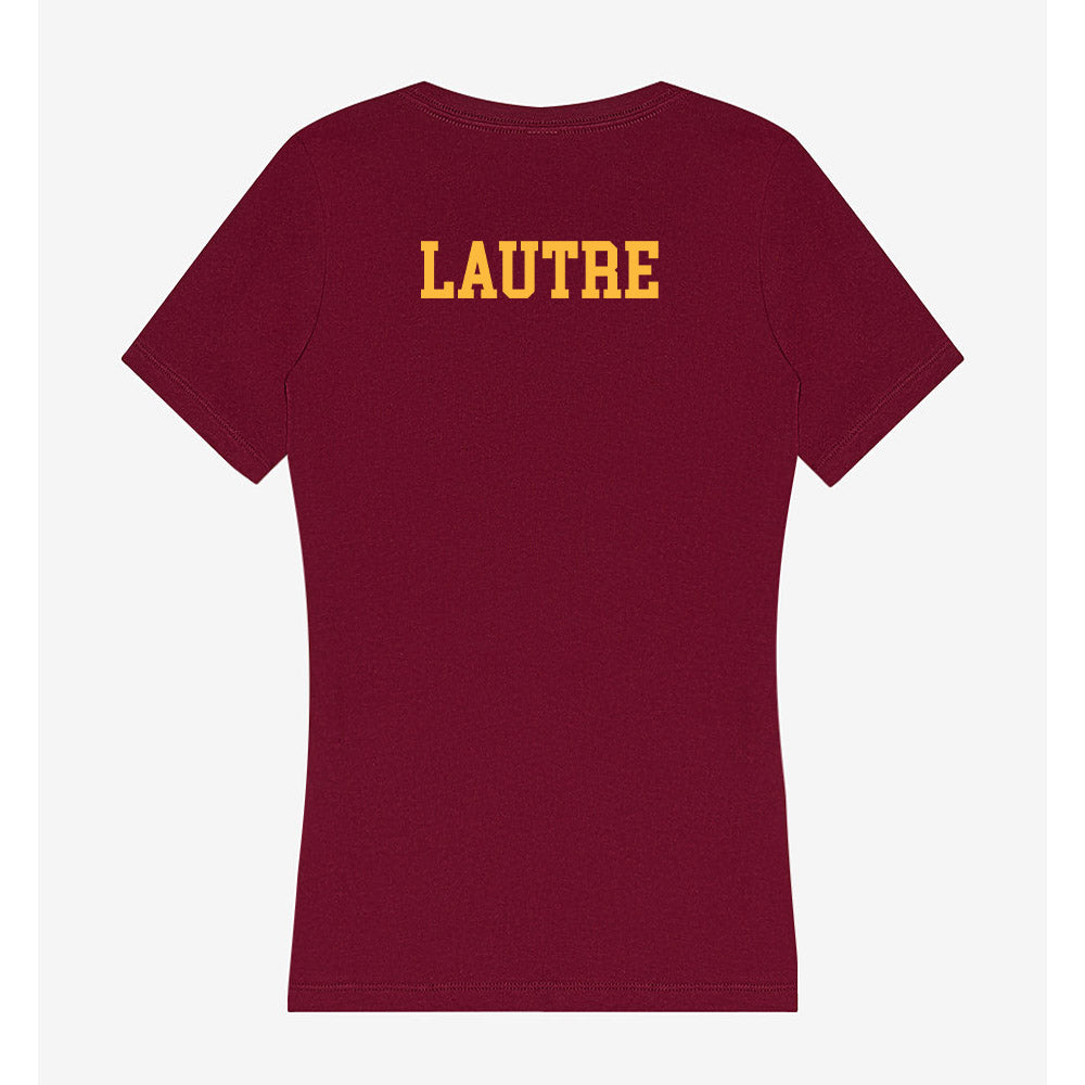 Minnesota - NCAA Women's Golf : Nicky Zoe Lautre - Women's V-Neck T-Shirt-1
