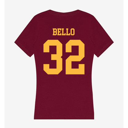 Minnesota - NCAA Baseball : Jack Bello - Women's V-Neck T-Shirt-1