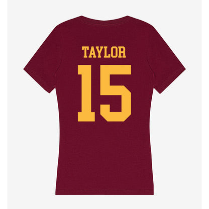 Minnesota - NCAA Women's Volleyball : Jordan Taylor - Women's V-Neck T-Shirt-1