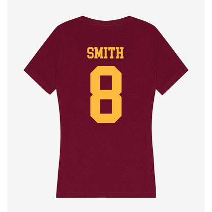 Minnesota - NCAA Football : Jalen Smith - Women's V-Neck T-Shirt-1