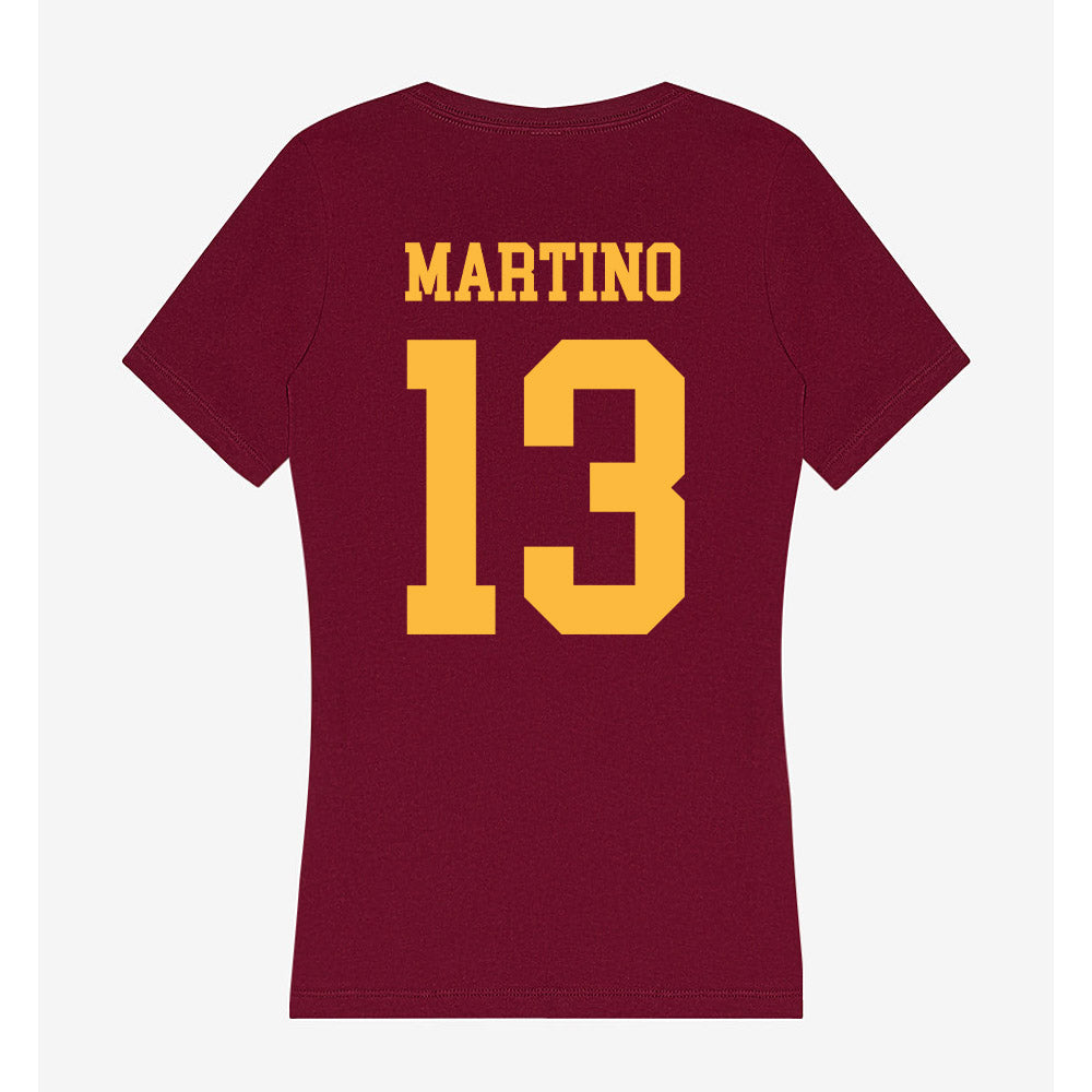 Minnesota - NCAA Football : Bradley Martino - Women's V-Neck T-Shirt-1