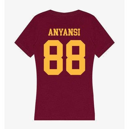 Minnesota - NCAA Football : Josiah Anyansi - Women's V-Neck T-Shirt-1