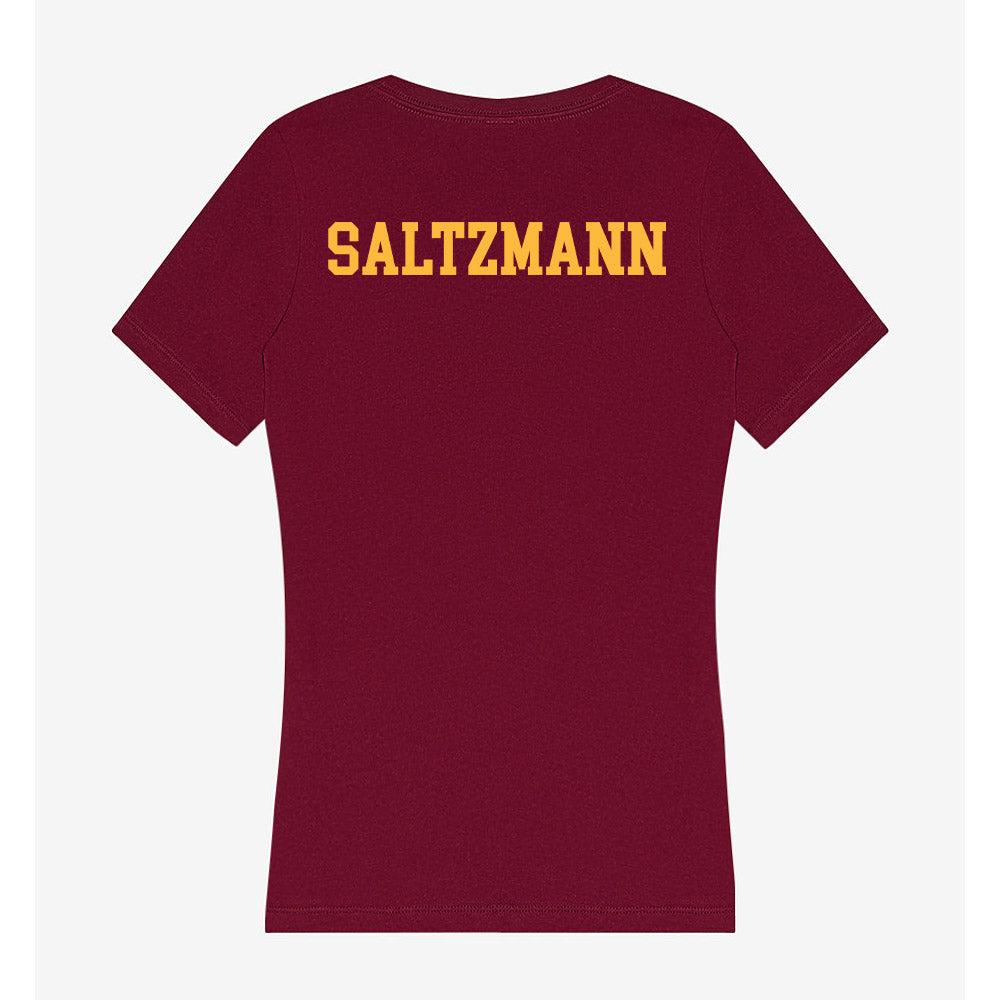 Minnesota - NCAA Women's Gymnastics : Lacie Saltzmann - Women's V-Neck T-Shirt-1