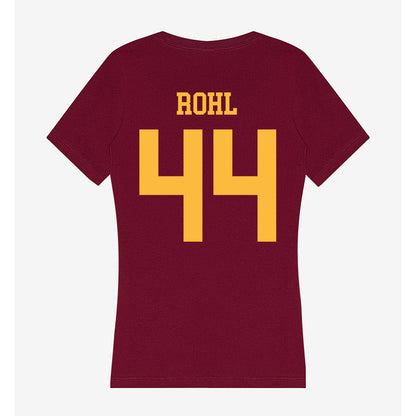 Minnesota - NCAA Football : George Rohl - Women's V-Neck T-Shirt-1
