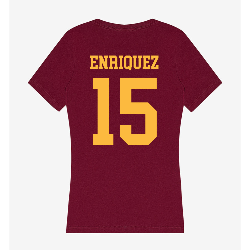 Minnesota - NCAA Women's Soccer : Savannah Enriquez - Women's V-Neck T-Shirt-1