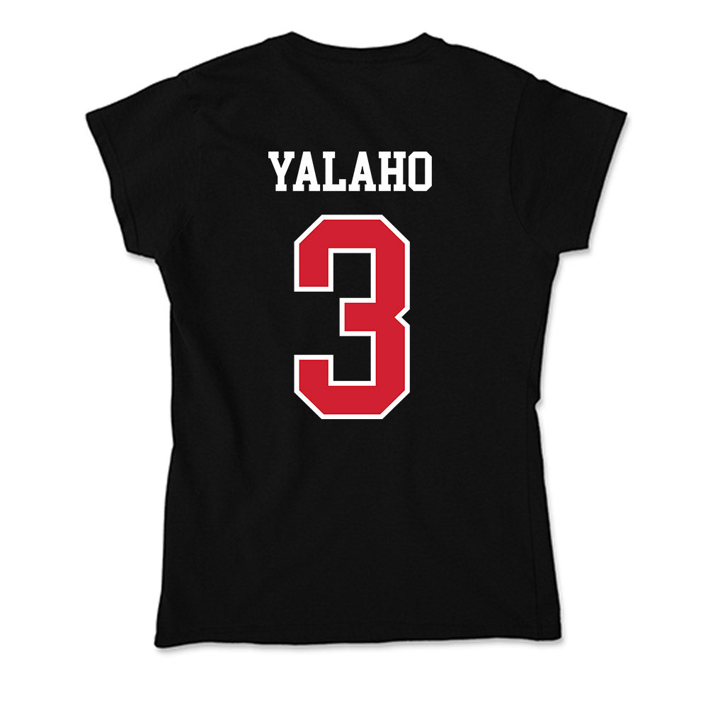 NC State - NCAA Men's Basketball : Eemeli Yalaho - Soft Style Women’s T-Shirt-1