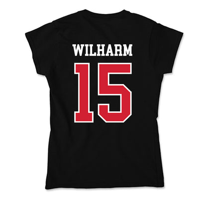 NC State - NCAA Football : Hudson Wilharm - Soft Style Women’s T-Shirt-1