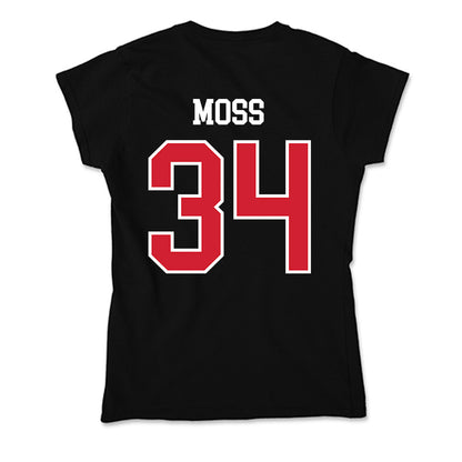 NC State - NCAA Football : Noah Moss - Soft Style Women’s T-Shirt-1