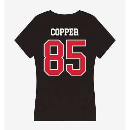 NC State - NCAA Football : Tyreek Copper - Women's V-Neck T-Shirt-1