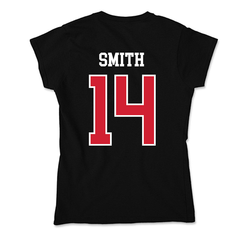 NC State - NCAA Football : Jacob Smith - Soft Style Women’s T-Shirt-1