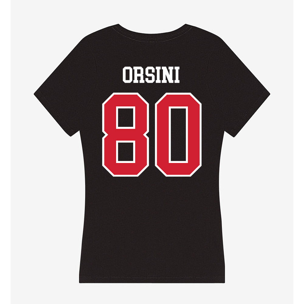 NC State - NCAA Softball : Charli Orsini - Women's V-Neck T-Shirt-1