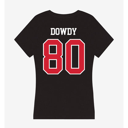 NC State - NCAA Football : Ethan Dowdy - Women's V-Neck T-Shirt-1