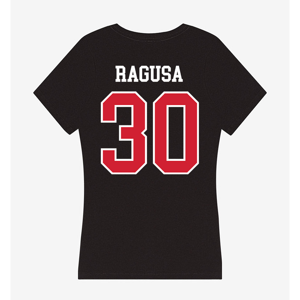 NC State - NCAA Baseball : Mikey Ragusa - Women's V-Neck T-Shirt-1