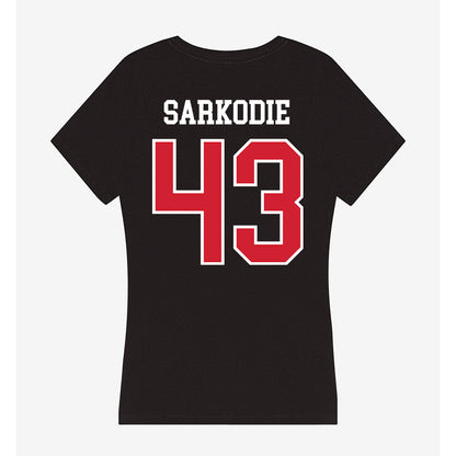 NC State - NCAA Football : Koby Sarkodie - Women's V-Neck T-Shirt-1
