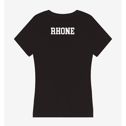 NC State - NCAA Women's Track & Field : Aminah Rhone - Women's V-Neck T-Shirt-1