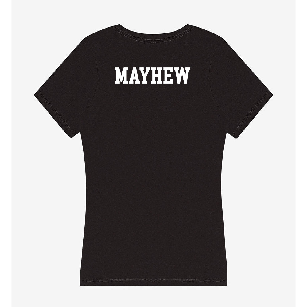 NC State - NCAA Women's Track & Field : Alexis Mayhew - Women's V-Neck T-Shirt-1