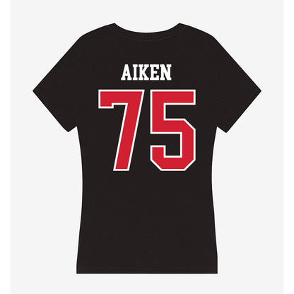 NC State - NCAA Football : Tre Aiken - Women's V-Neck T-Shirt-1