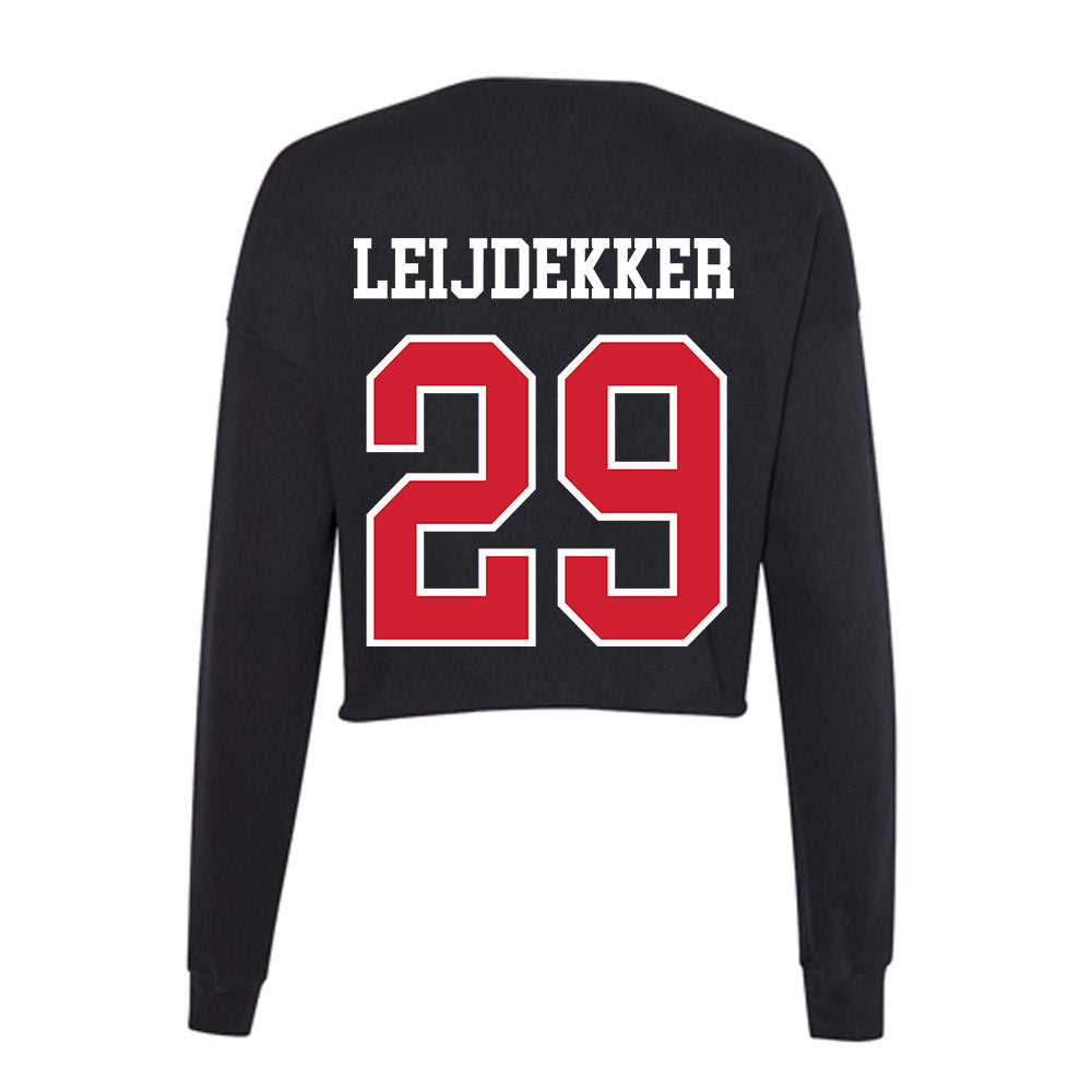 NC State - NCAA Women's Soccer : Fien Leijdekker - Women's Cropped Crew Fleece-1