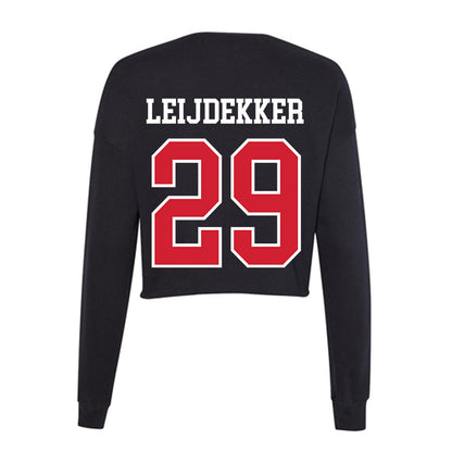 NC State - NCAA Women's Soccer : Fien Leijdekker - Women's Cropped Crew Fleece-1