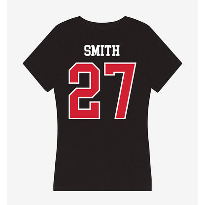 NC State - NCAA Women's Soccer : Mackenzie Smith - Women's V-Neck T-Shirt-1
