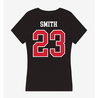 NC State - NCAA Women's Volleyball : Jordan Smith - Women's V-Neck T-Shirt-1
