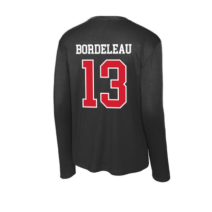 NC State - NCAA Women's Soccer : Jade Bordeleau - Activewear Long Sleeve T-Shirt-1