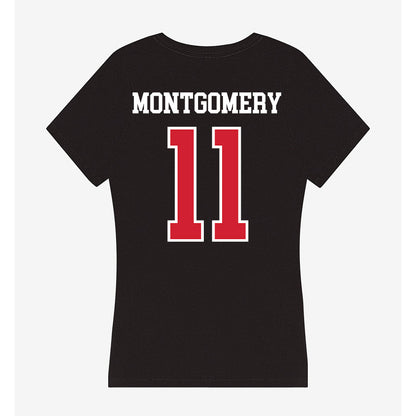 NC State - NCAA Women's Soccer : Carly Montgomery - Women's V-Neck T-Shirt-1