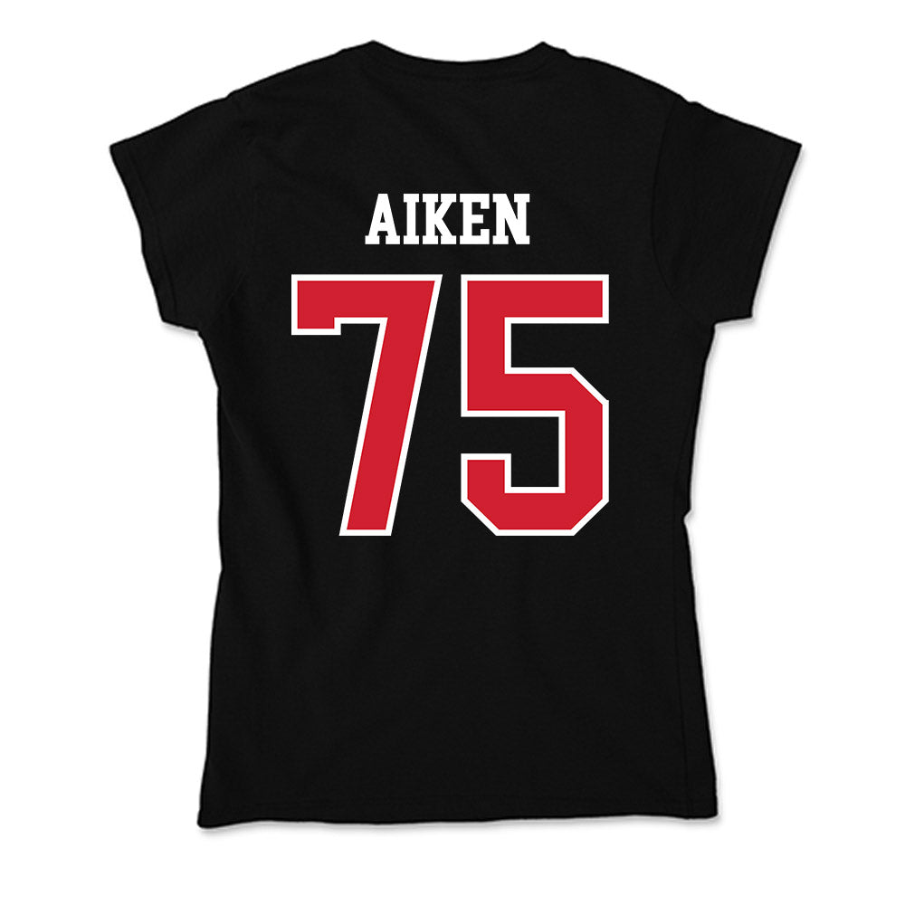 NC State - NCAA Football : Tre Aiken - Soft Style Women’s T-Shirt-1