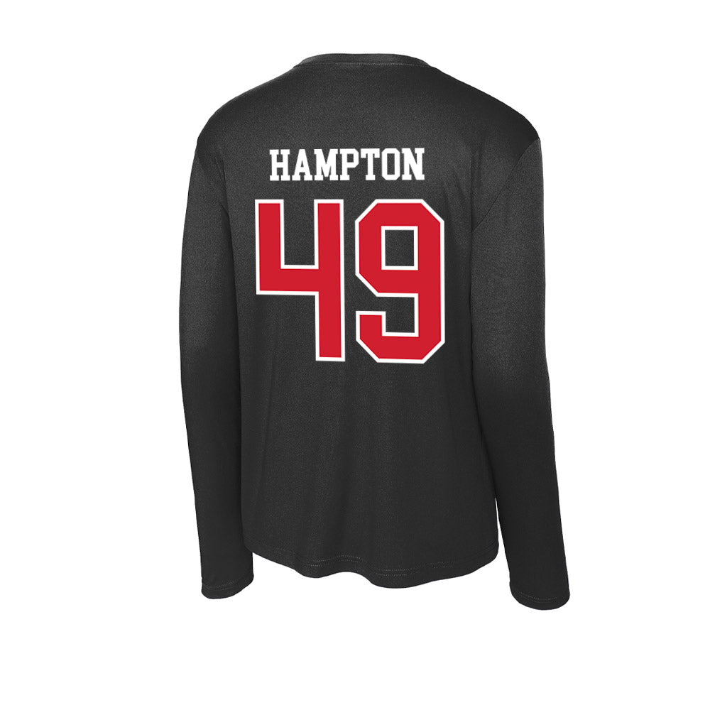 NC State - NCAA Football : Jailun Hampton - Activewear Long Sleeve T-Shirt-1