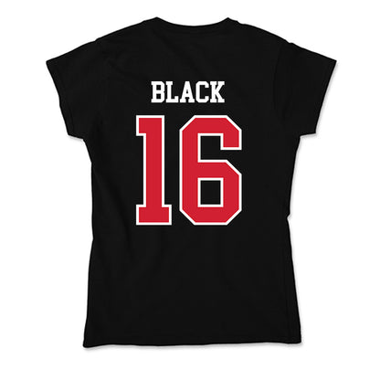 NC State - NCAA Baseball : Collins Black - Soft Style Women’s T-Shirt-1