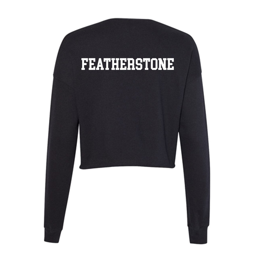 NC State - NCAA Women's Track & Field : Sadie Featherstone - Women's Cropped Crew Fleece-1