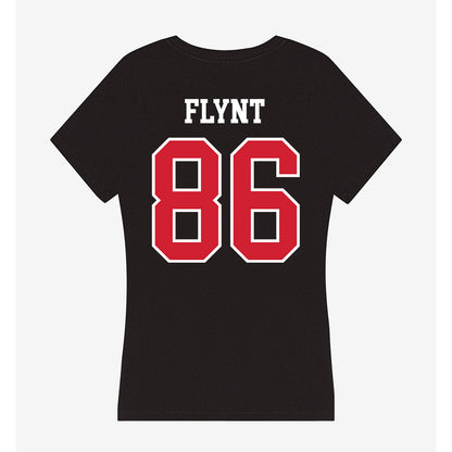 NC State - NCAA Football : Ian Flynt - Women's V-Neck T-Shirt-1