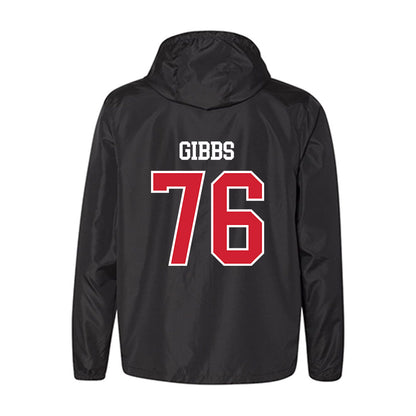 NC State - NCAA Football : Michael Gibbs - Windbreaker-1