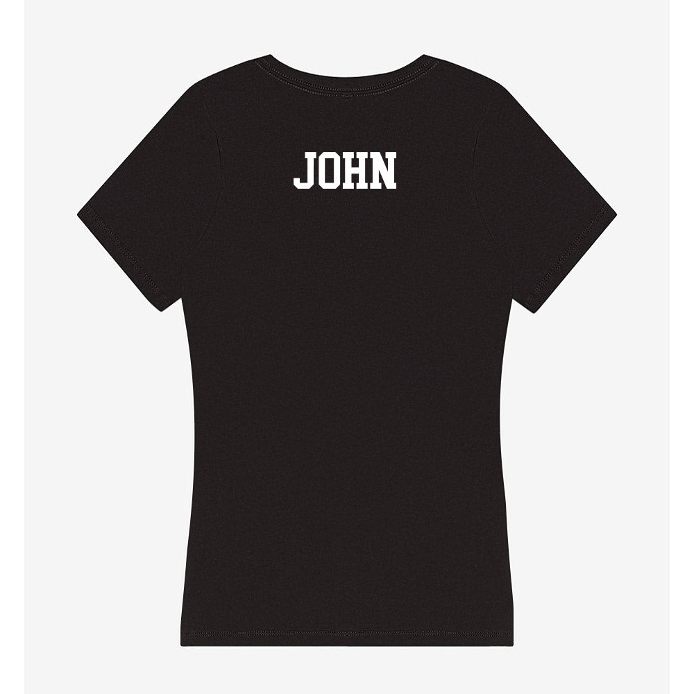 NC State - NCAA Men's Track & Field : Ryan John - Women's V-Neck T-Shirt-1