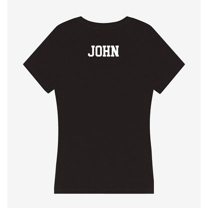 NC State - NCAA Men's Track & Field : Ryan John - Women's V-Neck T-Shirt-1
