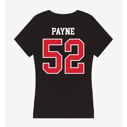 NC State - NCAA Football : Kage Payne - Women's V-Neck T-Shirt-1