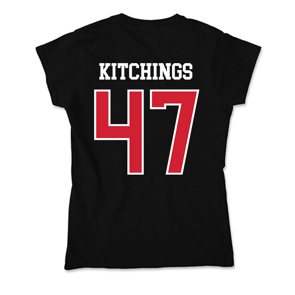 NC State - NCAA Baseball : Aiden Kitchings - Soft Style Women’s T-Shirt-1