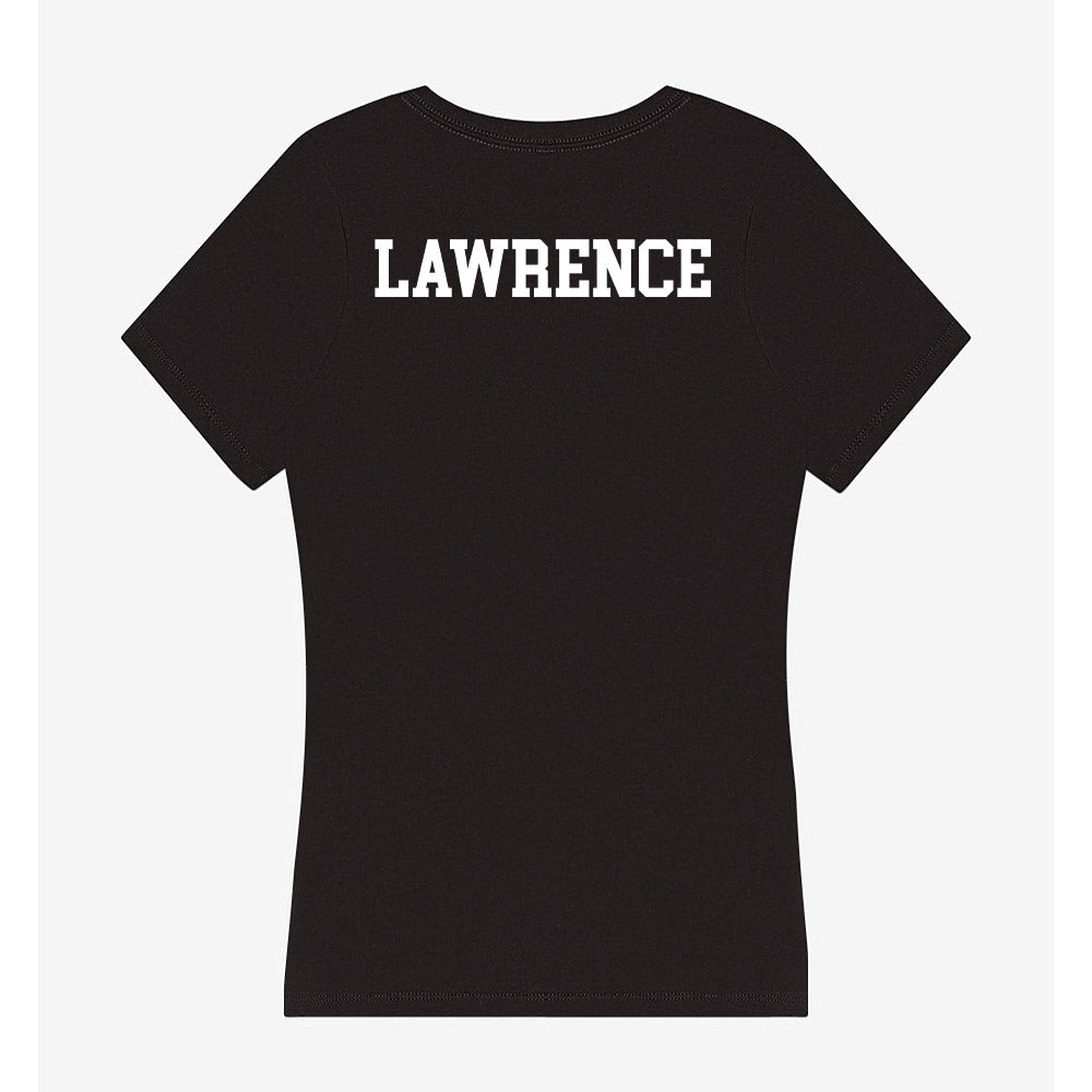 NC State - NCAA Women's Swimming & Diving : Katie Lawrence - Women's V-Neck T-Shirt-1