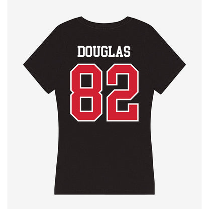 NC State - NCAA Football : Preston Douglas - Women's V-Neck T-Shirt-1