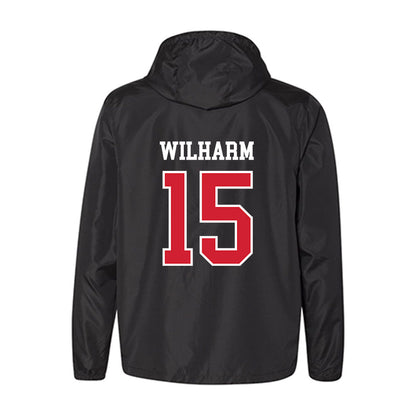 NC State - NCAA Football : Hudson Wilharm - Windbreaker-1