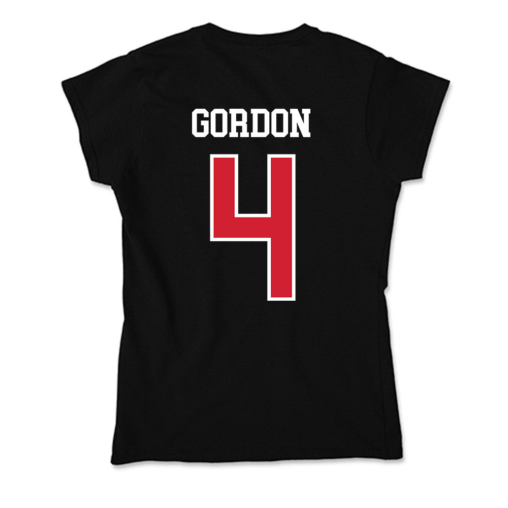 NC State - NCAA Men's Soccer : Joshua Gordon - Soft Style Women’s T-Shirt-1