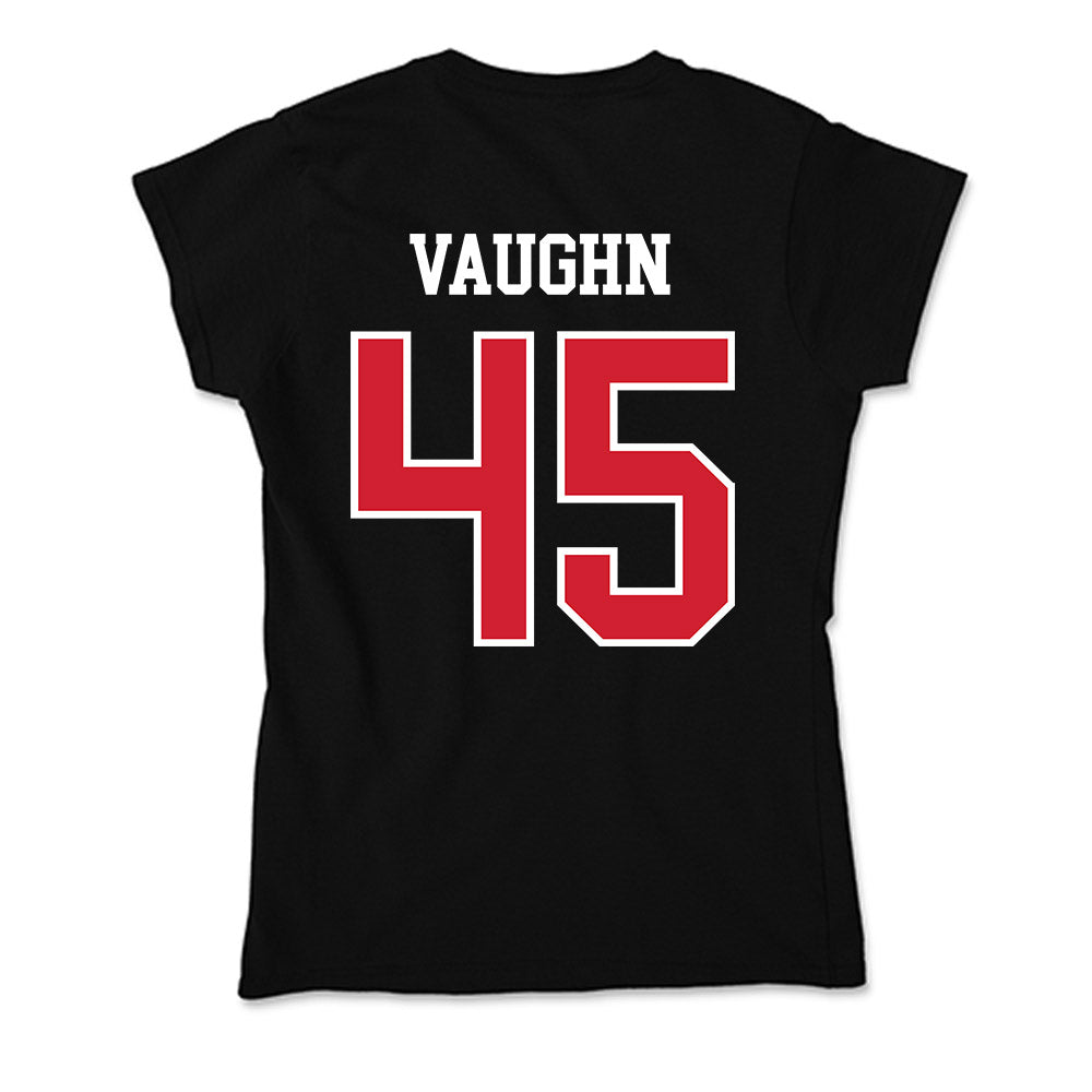 NC State - NCAA Football : Tex Vaughn - Soft Style Women’s T-Shirt-1