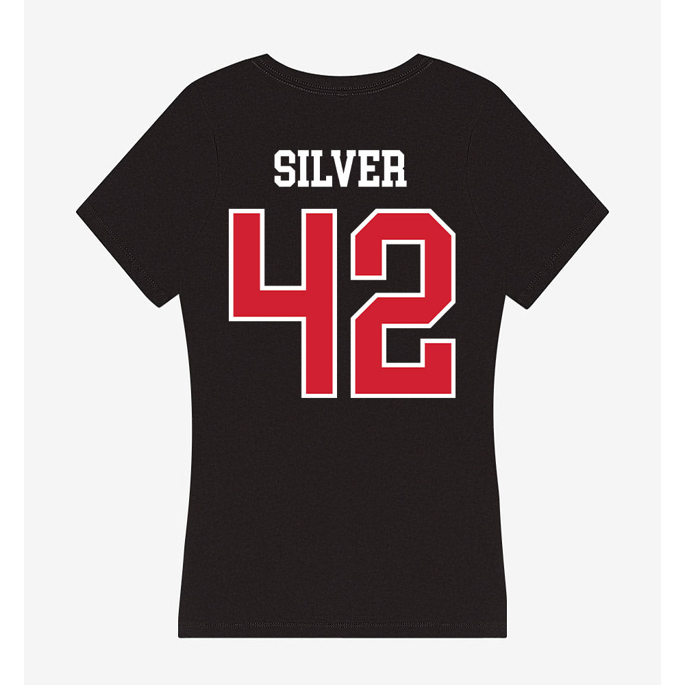 NC State - NCAA Women's Volleyball : Britni Silver - Women's V-Neck T-Shirt-1