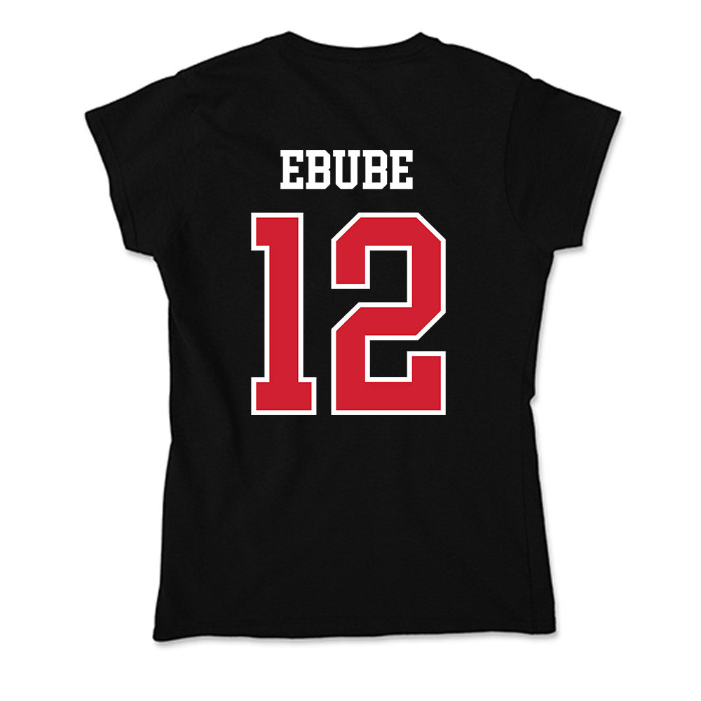 NC State - NCAA Men's Basketball : Scottie Ebube - Soft Style Women’s T-Shirt-1
